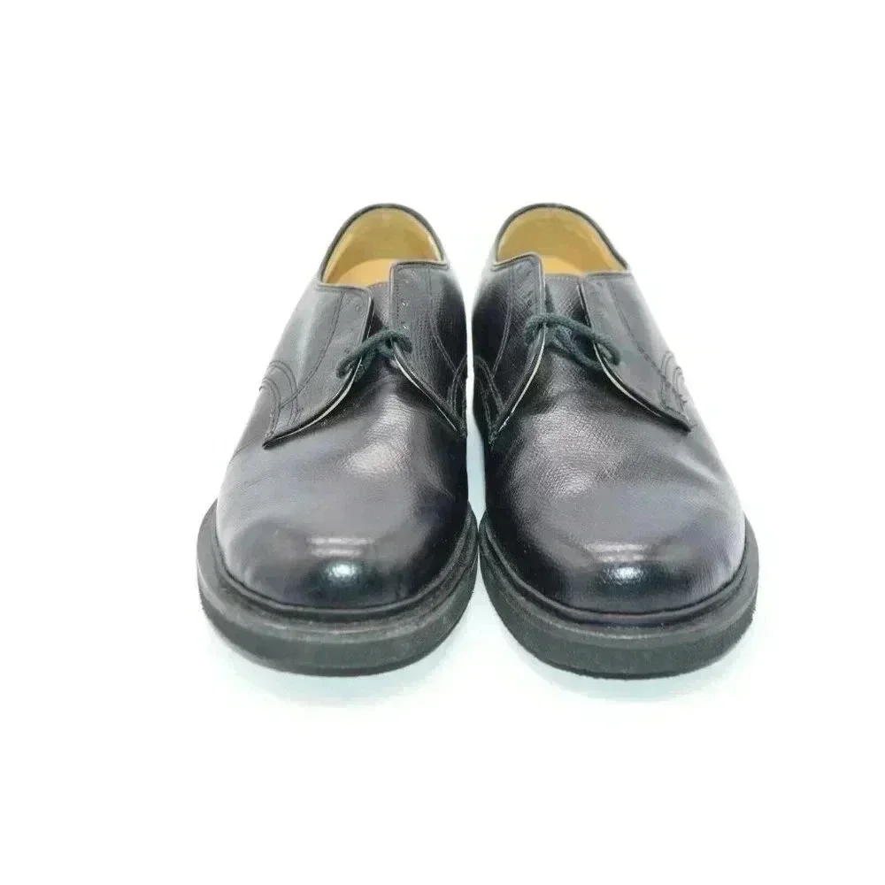 P.W. Minor Black Mens Orthopedic Oxford Lace Leath